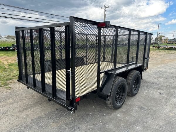 Premier 6.4 x 12 Landscape Utility Trailer – 48″ Mesh Sides - Image 4