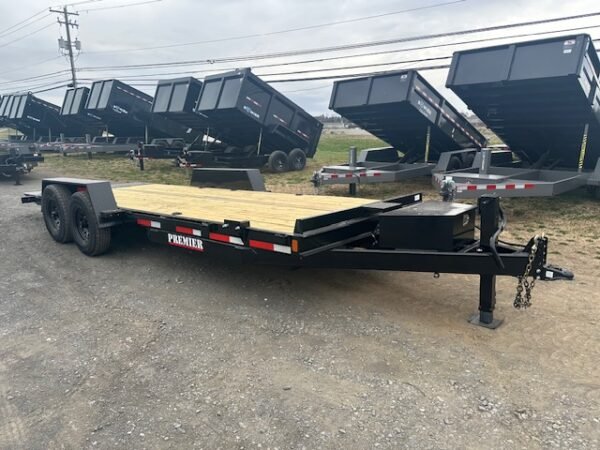 Premier 7 x 20 Equipment Trailer – Power Tilt