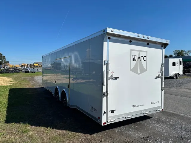 ATC 8.5 x 28 Enclosed Aluminum Car Trailer – Rear Spoiler - Image 7