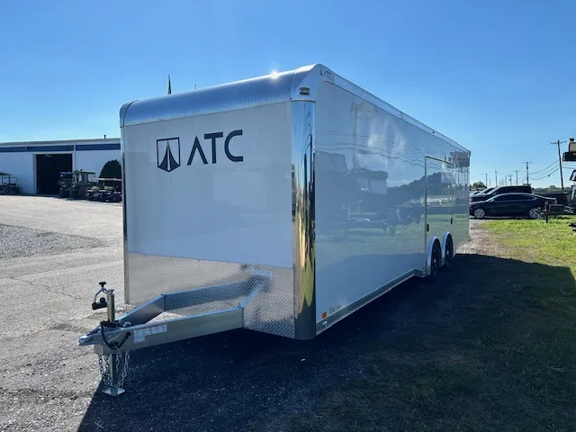 ATC 8.5 x 28 Enclosed Aluminum Car Trailer – Rear Spoiler - Image 4