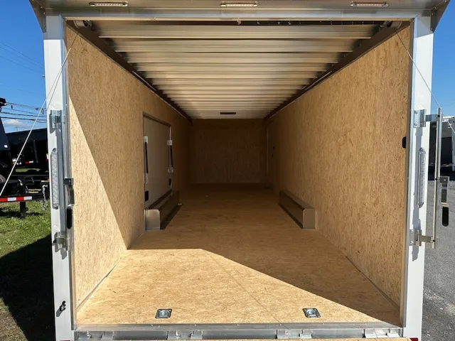 ATC 8.5 x 28 Enclosed Aluminum Car Trailer – Rear Spoiler - Image 6