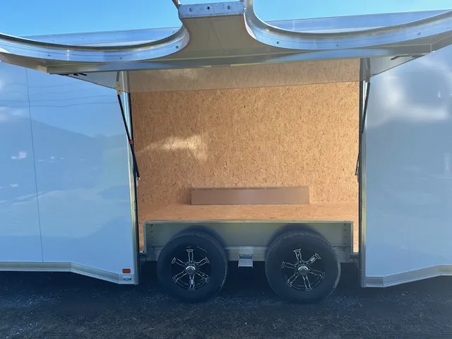 ATC 8.5 x 28 Enclosed Aluminum Car Trailer – Rear Spoiler - Image 8