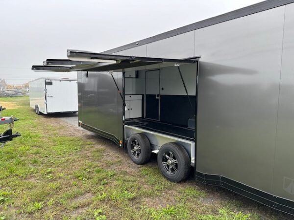 ATC 8.5 x 24 Aluminum Custom Car Trailer – RM500 Black Trim - Image 8