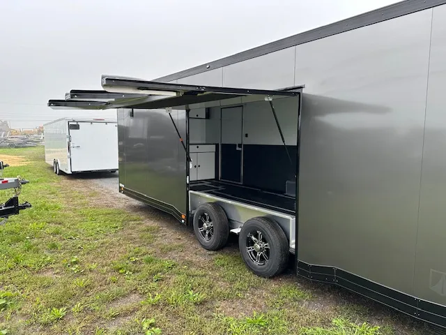 ATC 8.5 x 24 Aluminum Custom Car Trailer – RM500 Black Trim - Image 8