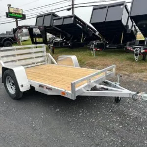 Sport Haven 5×8 Aluminum Utility Trailer – Wood Deck