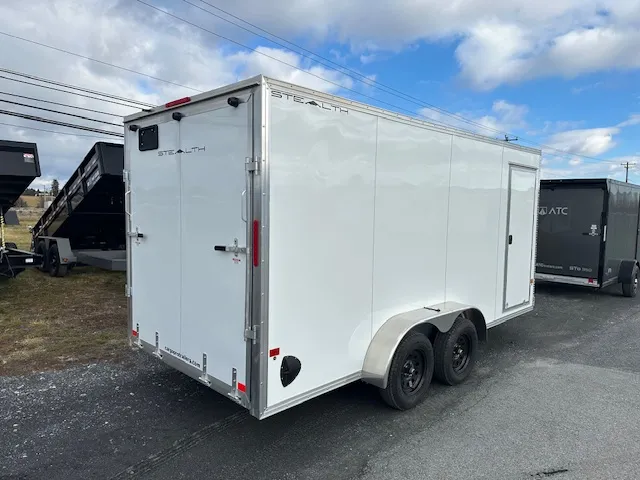 Cargo Pro 7 x 16 V-Nose Aluminum Cargo Trailer – Ramp Door - Image 4