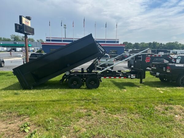 Swaploader 7 x 14 Hook Lift Dump Trailer – 4′ Solid Steel Sides