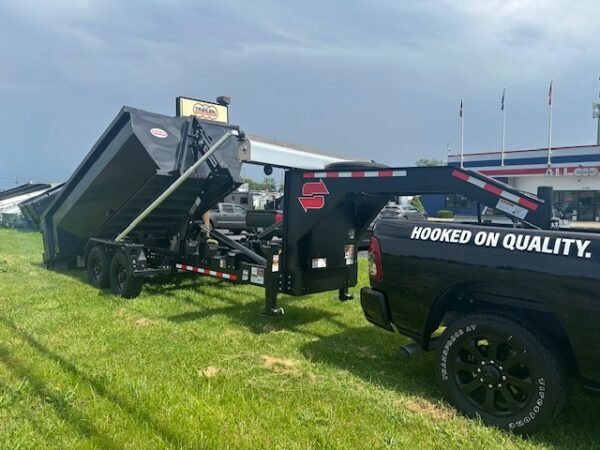 Swaploader 7 x 14 Hook Lift Dump Trailer – 4′ Solid Steel Sides - Image 5