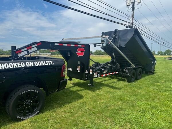 Swaploader 7 x 14 Hook Lift Dump Trailer – 4′ Solid Steel Sides - Image 10