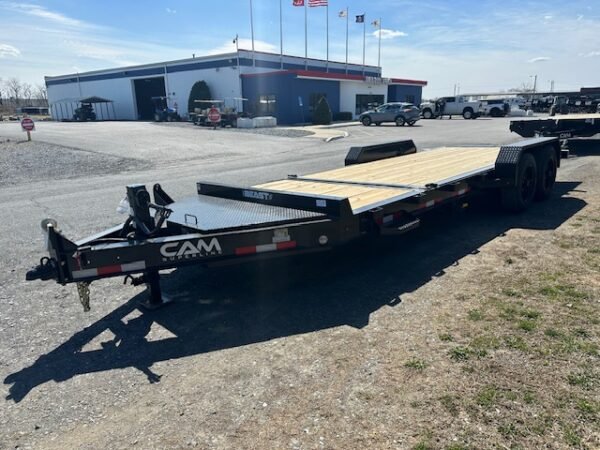 CAM Superline 7 x 20 8 Ton Equipment Trailer – Split-Tilt - Image 5