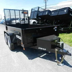 BWise 6 x 10 Dump Trailer – Rear Landscape Gate