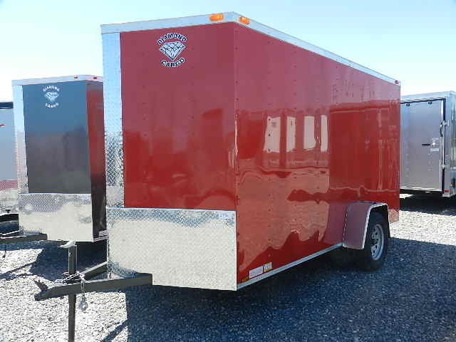 Diamond Cargo 6 x 12 Enclosed Trailer – Ramp Door - Image 9