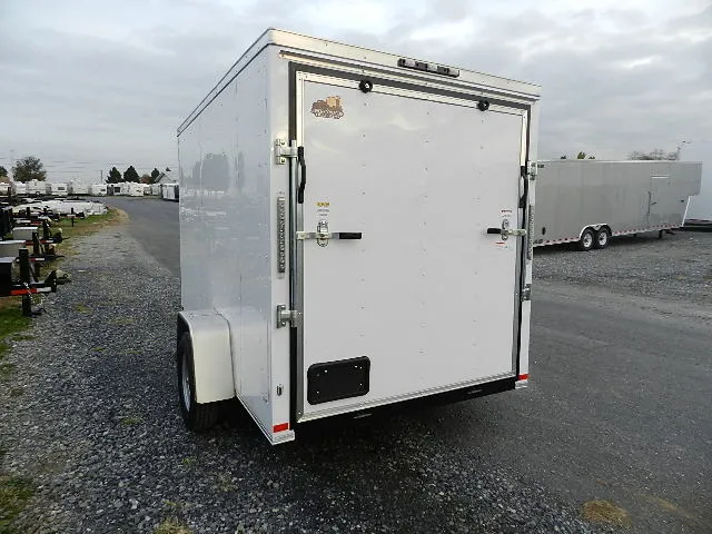 Covered Wagon 6 x 10 Enclosed Cargo Trailer – Ramp Door - Image 8