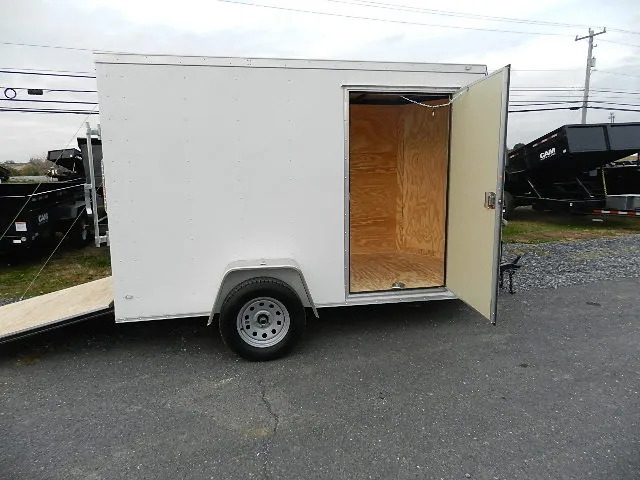 Covered Wagon 6 x 10 Enclosed Cargo Trailer – Ramp Door - Image 6