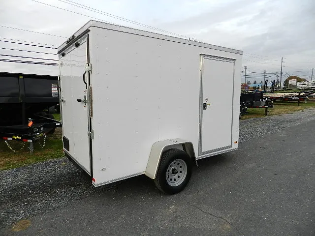 Covered Wagon 6 x 10 Enclosed Cargo Trailer – Ramp Door - Image 5
