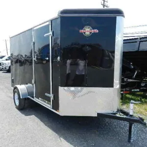 Carry-On 6 x 12 V-Nose Enclosed Cargo Trailer – 6″ Added Height