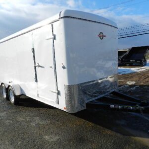 Carry-On 7 x 18 Enclosed Cargo Trailer – Barn Doors