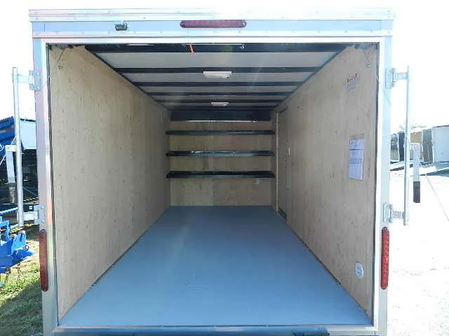 Car Mate 7 x 14 Enclosed Contractor Trailer – Ramp Door - Image 6