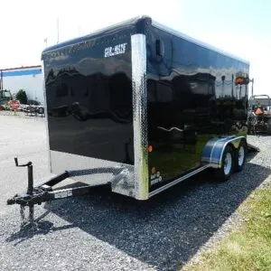 Car Mate 7 x 14 Enclosed Cargo Trailer – Added Height & Screwless