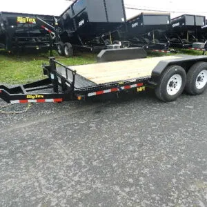 Big Tex 7 x 16 Full-Tilt Equipment Trailer – Removable Fenders