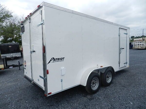 Homesteader 7 x 16 V-Nose Enclosed Cargo Trailer – Barn Doors - Image 4