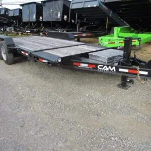 CAM Superline 7 x 19 Heavy Duty Split-Tilt Trailer – Extra Wide Deck