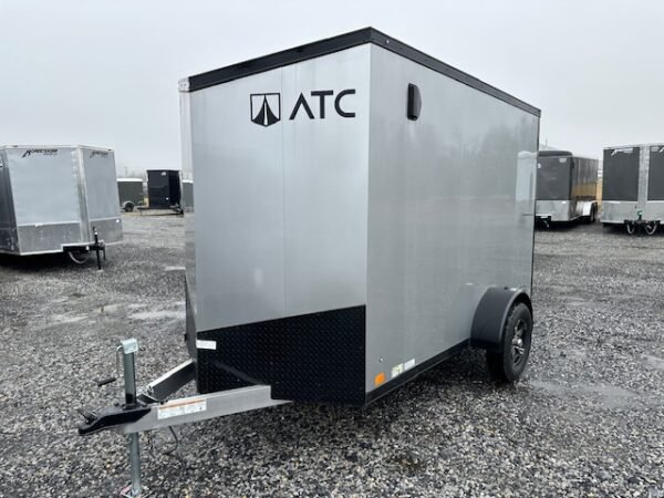 ATC 6 x 10 Aluminum Enclosed Cargo Trailer – Black Trim - Image 4