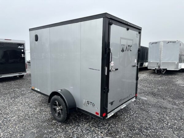 ATC 6 x 10 Aluminum Enclosed Cargo Trailer – Black Trim - Image 7