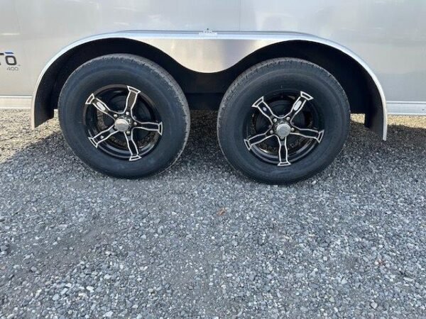 ATC 7 x 14 Enclosed Aluminum V-Nose Trailer – Aluminum Wheels - Image 8