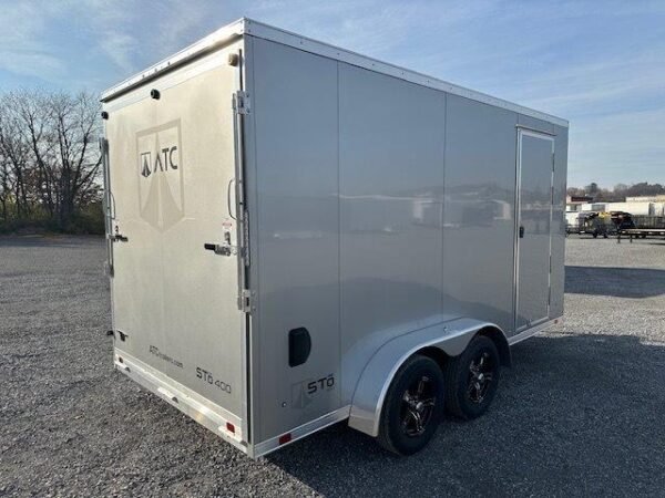 ATC 7 x 14 Enclosed Aluminum V-Nose Trailer – Aluminum Wheels - Image 5