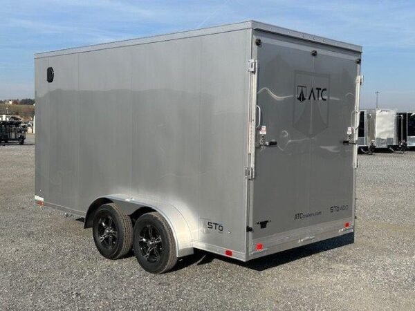 ATC 7 x 14 Enclosed Aluminum V-Nose Trailer – Aluminum Wheels - Image 7