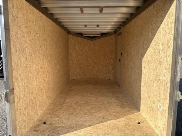 ATC 7 x 14 Enclosed Aluminum V-Nose Trailer – Aluminum Wheels - Image 6