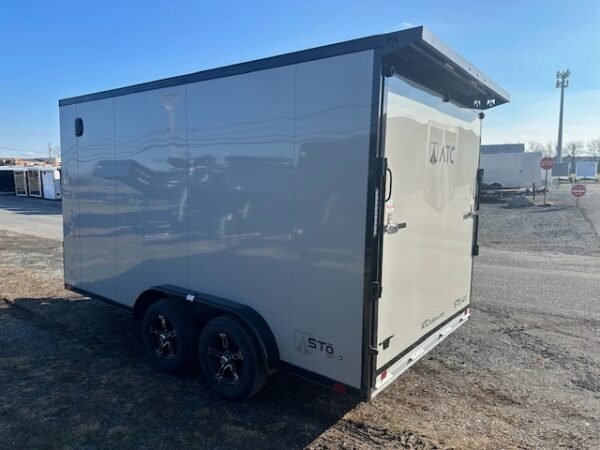 ATC 7.5 x 14 Aluminum Enclosed Cargo Trailer – Rear Spoiler - Image 5
