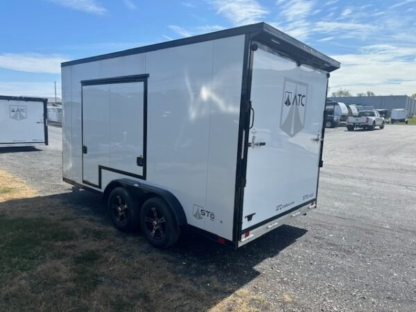 ATC 7.5 x 14 Aluminum Enclosed Cargo Trailer – Black Trim - Image 7