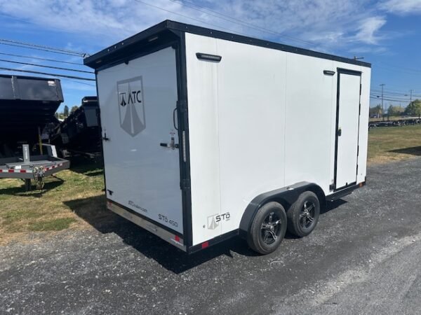 ATC 7.5 x 14 Aluminum Enclosed Cargo Trailer – Black Trim - Image 5