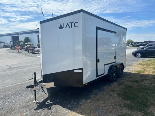 ATC 7.5 x 14 Aluminum Enclosed Cargo Trailer – Black Trim - Image 4