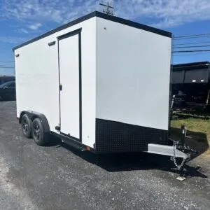 ATC 7.5 x 14 Aluminum Enclosed Cargo Trailer – Black Trim