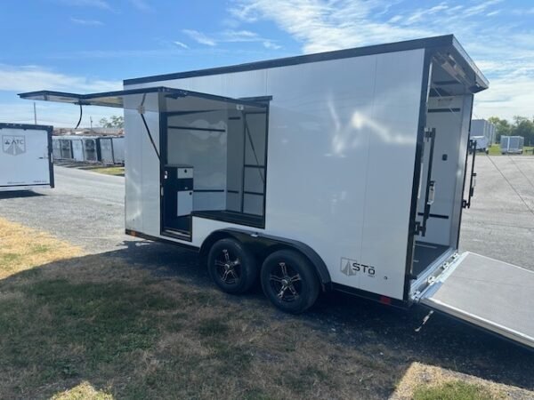 ATC 7.5 x 14 Aluminum Enclosed Cargo Trailer – Black Trim - Image 9