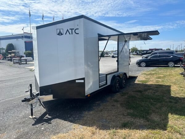 ATC 7.5 x 14 Aluminum Enclosed Cargo Trailer – Black Trim - Image 8