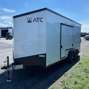 ATC 7.5 x 16 Aluminum Enclosed Cargo Trailer – Escape Door