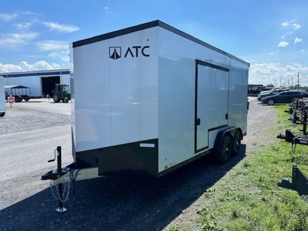 ATC 7.5 x 16 Aluminum Enclosed Cargo Trailer – Escape Door