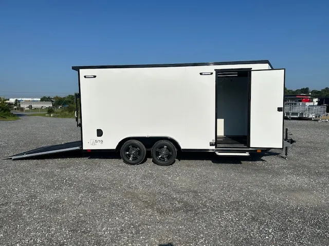 ATC 7.5 x 16 Aluminum Enclosed Trailer – UTV Escape Door - Image 10
