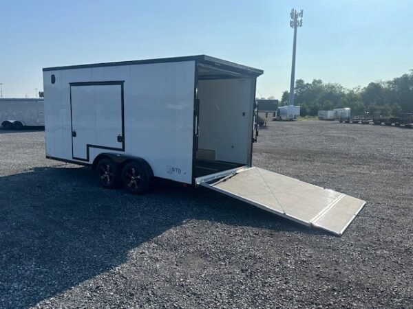 ATC 7.5 x 16 Aluminum Enclosed Trailer – UTV Escape Door - Image 7