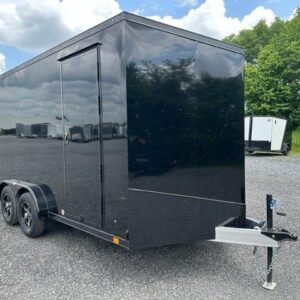 ATC 7.5 x 14 Aluminum Enclosed Cargo Trailer – Black Trim