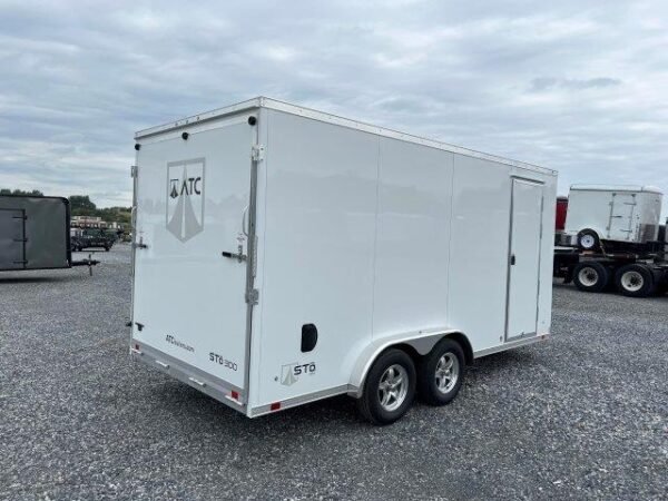 ATC 7.5 x 16 Aluminum Enclosed Cargo Trailer – Ramp Door - Image 5