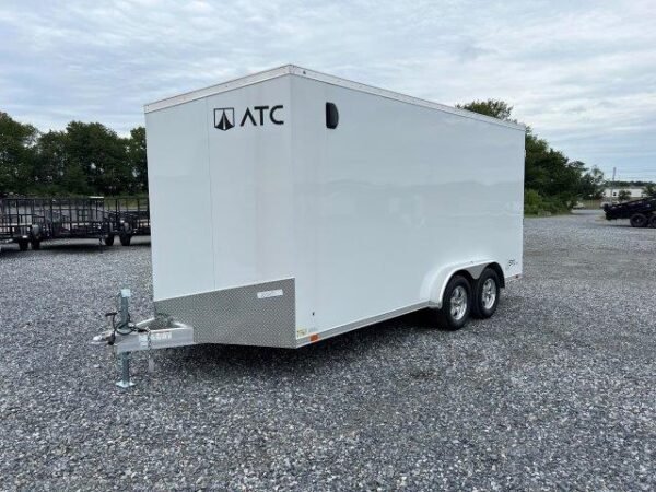 ATC 7.5 x 16 Aluminum Enclosed Cargo Trailer – Ramp Door - Image 4