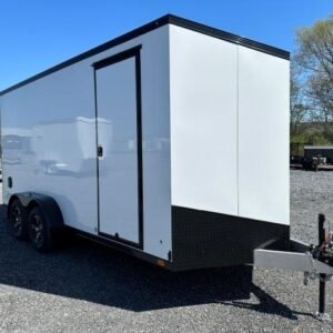 ATC 7 x 16 Aluminum Enclosed Cargo Trailer – Black Trim Package