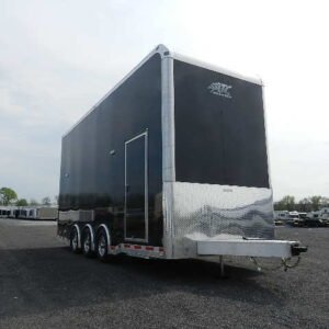 ATC 8.5 x 24 Aluminum Two Car Hauler – Stacker Trailer