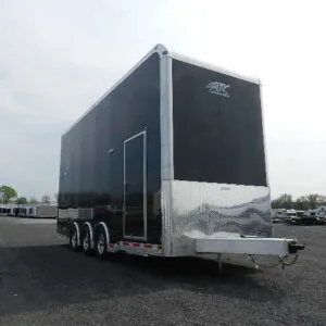 ATC 8.5 x 24 Aluminum Two Car Hauler – Stacker Trailer