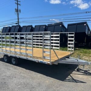 Cargo Pro 8 x 18 Aluminum ATV Trailer – 4′ Aluminum Ramps
